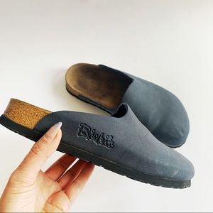 Birkenstock Birki's Mules Blue Slip On
